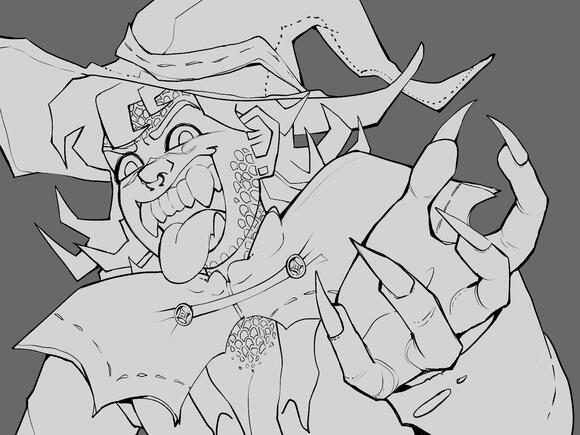 The Wizard (Linework)